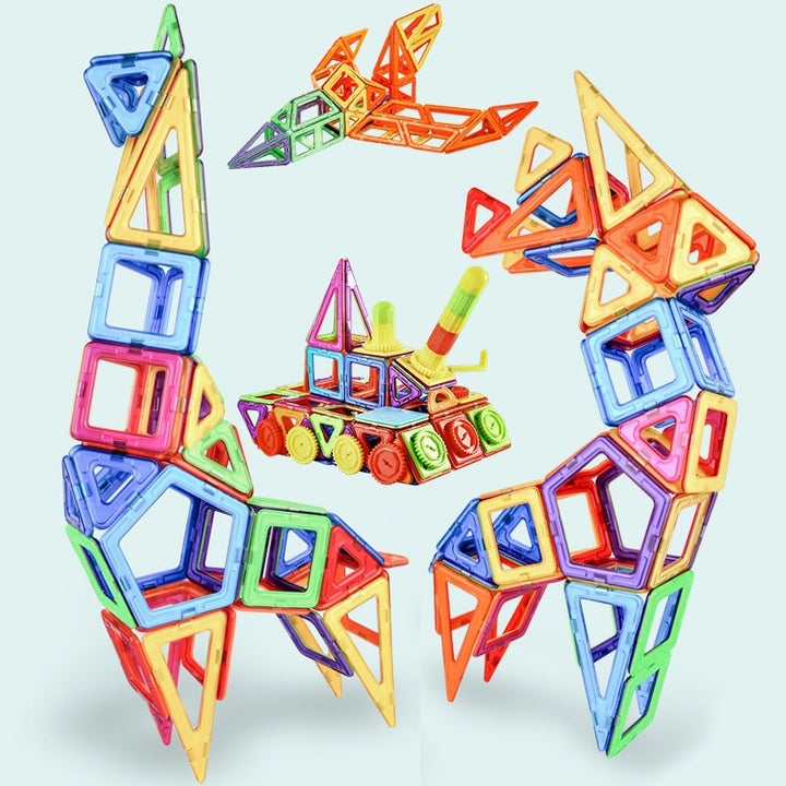 Super Brinquedo Magnético! Blocos Montáveis